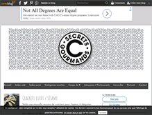 Tablet Screenshot of csecretsgourmands.com